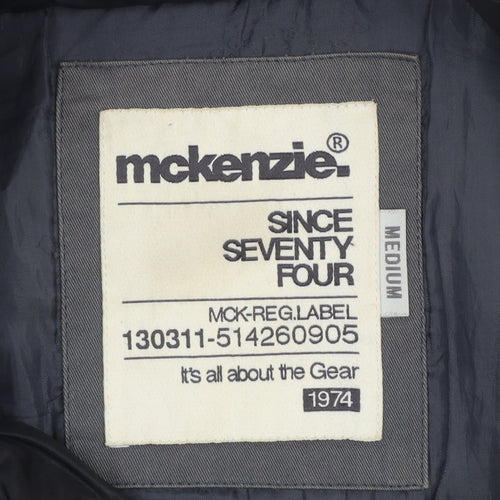 Mckenzie Men’s Black Padded Bodywarmer Waistcoat Medium