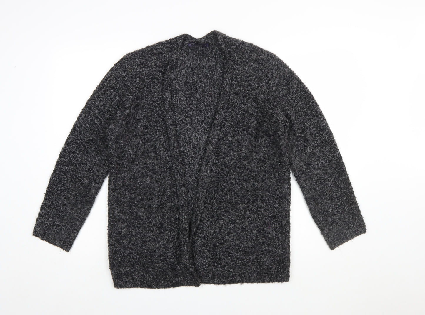 Marks and Spencer Women’s Grey Knit Open Front Cardigan M