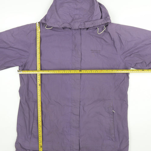 Regatta Womens Purple Waterproof Hooded Rain Jacket Size 14