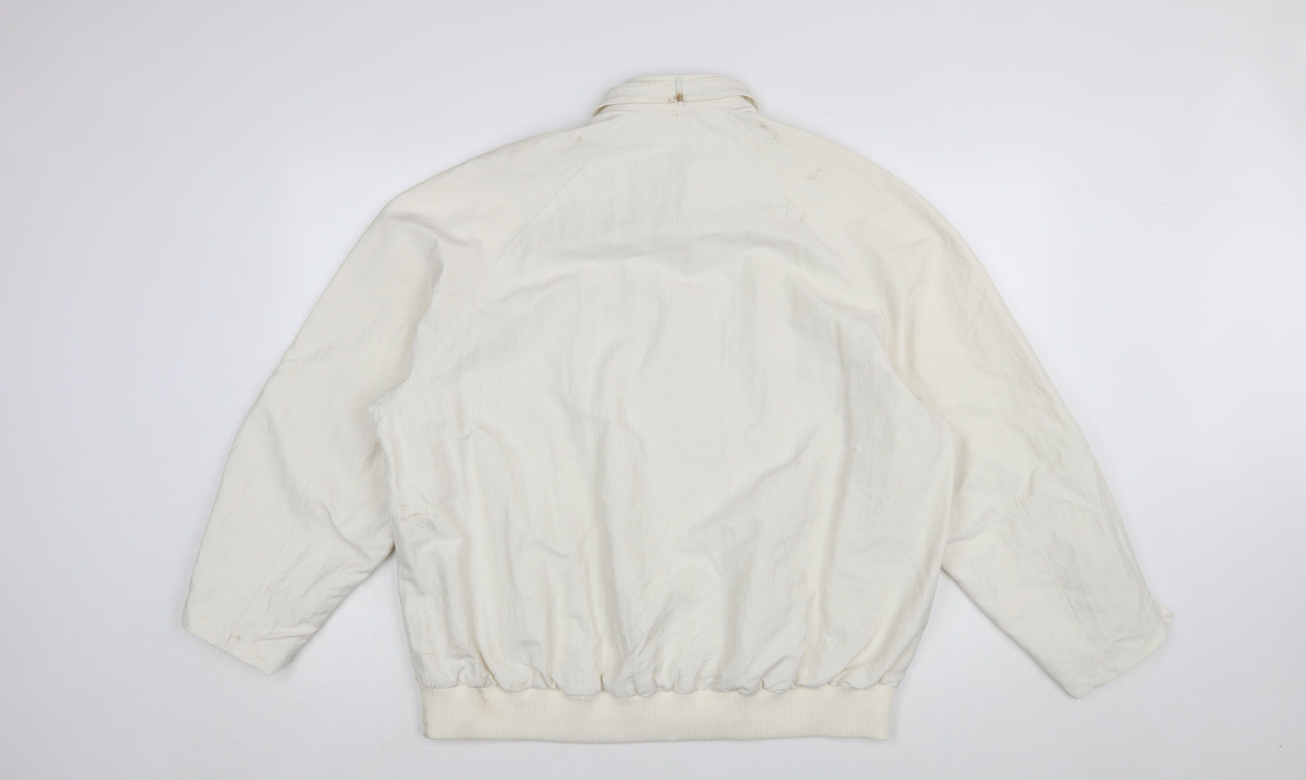 Marks and Spencer Women Ivory Cotton Button Jacket Size 12