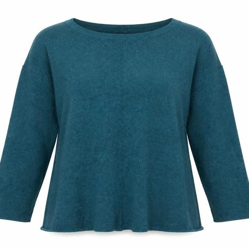 Monsoon Women's Green Wool Blend Crew Neck Jumper M