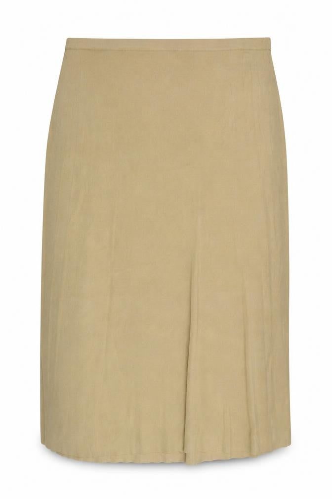 DIALOGUE Womens Beige 3XL Midi Pencil Skirt Stretch Knit