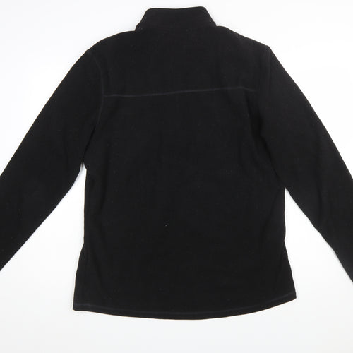 Quechua Men's Black XL Fleece 1/4 Zip Pullover Sweatshirt