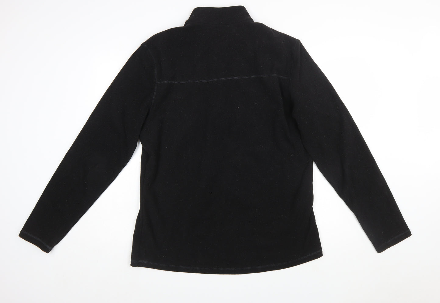 Quechua Men's Black XL Fleece 1/4 Zip Pullover Sweatshirt