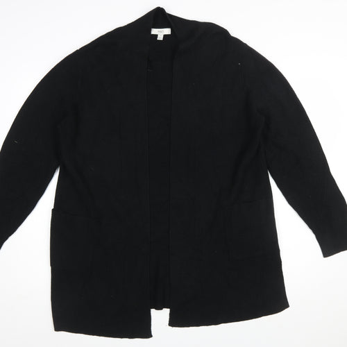 Marks and Spencer Women's Black Size 18 Open Front Cardigan
