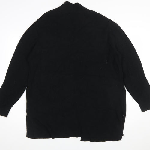 Marks and Spencer Women's Black Size 18 Open Front Cardigan