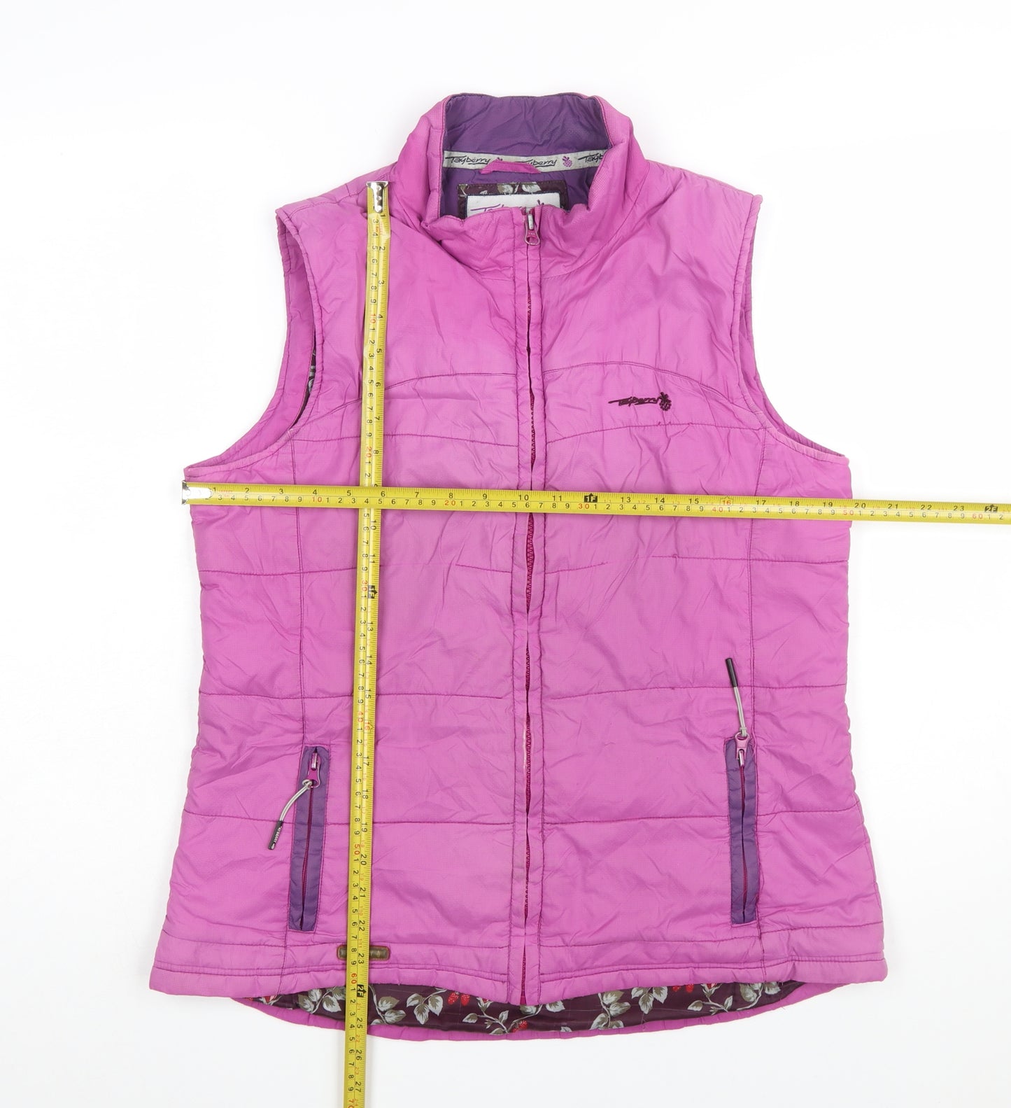 Tayberry Womens Pink Lightweight Bodywarmer Gilet M