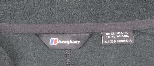 Berghaus Men's Black XL Fleece Full Zip Outdoor Jacket