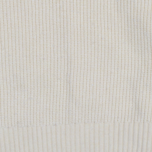 John Lewis ANYDAY Women Ivory Knit V-Neck Pullover Jumper XS