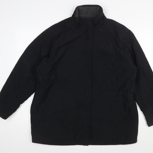 Marks and Spencer Women's Black Size 16 Parka Jacket