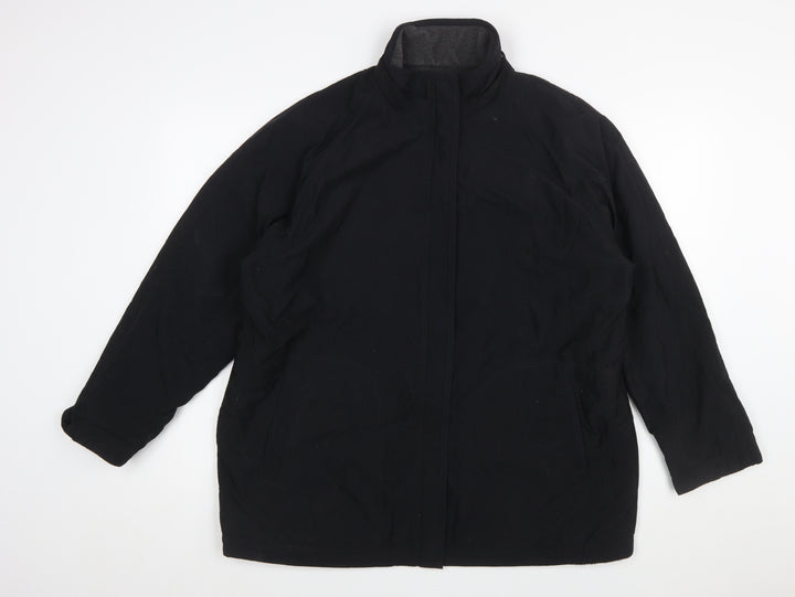 Marks and Spencer Women's Black Size 16 Parka Jacket