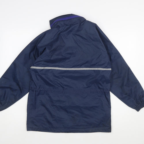 Peter Storm Boys Blue Waterproof Hooded Rain Coat Jacket 11-12 Years