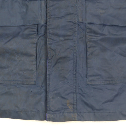 Peter Storm Boys Blue Waterproof Hooded Rain Coat Jacket 11-12 Years
