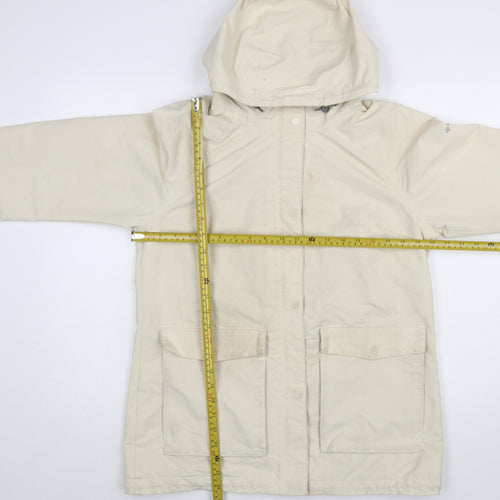 Columbia Women’s Beige Waterproof Hooded Parka Jacket M