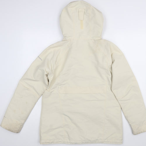 Columbia Women’s Beige Waterproof Hooded Parka Jacket M