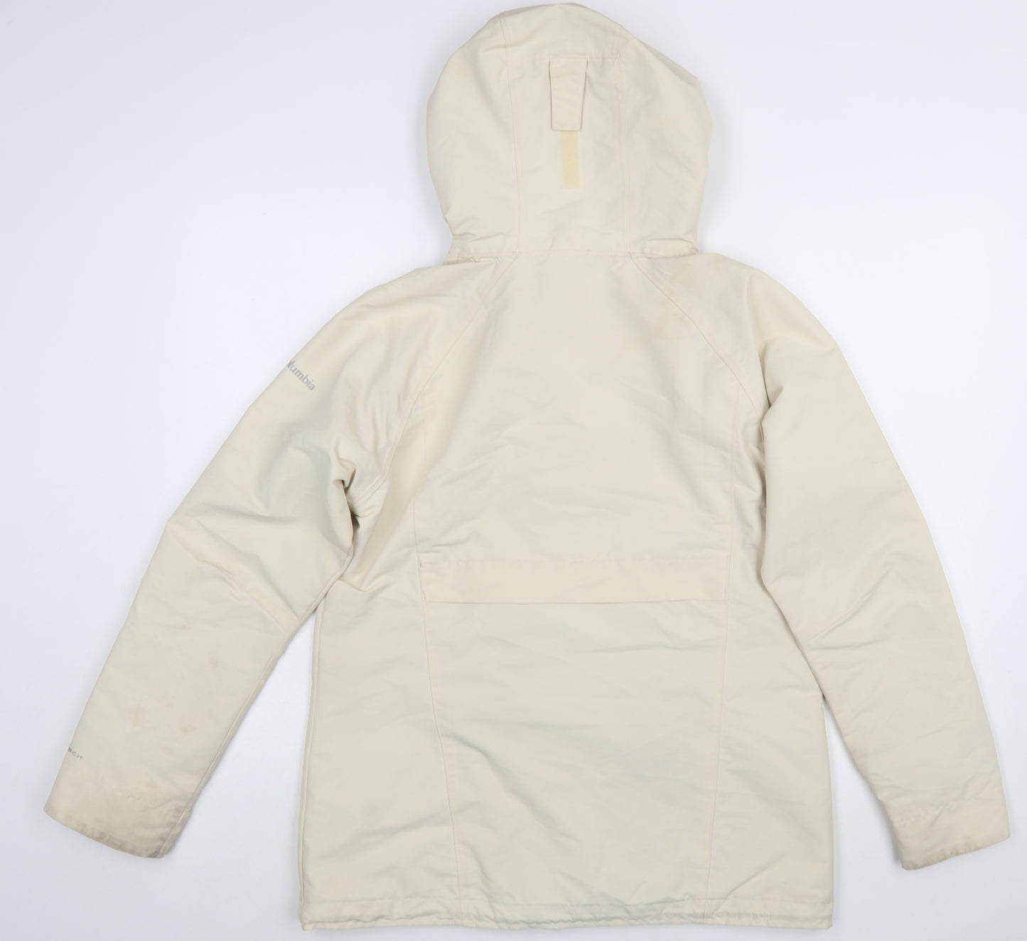 Columbia Women’s Beige Waterproof Hooded Parka Jacket M