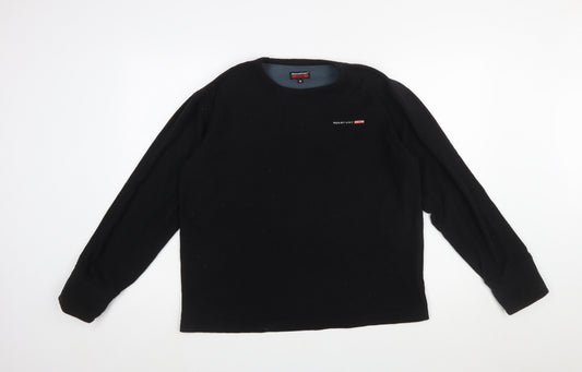 Rockport XCS Men's Black Fleece Pullover Sweatshirt M Regular Fit