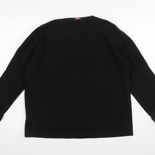 Rockport XCS Men's Black Fleece Pullover Sweatshirt M Regular Fit