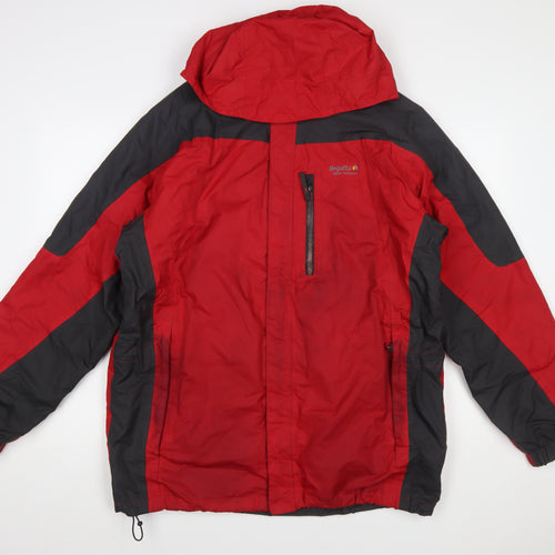 Regatta Men's Red Waterproof Hooded Hiking Jacket Size L 42in