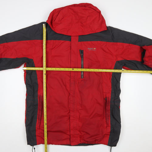 Regatta Men's Red Waterproof Hooded Hiking Jacket Size L 42in