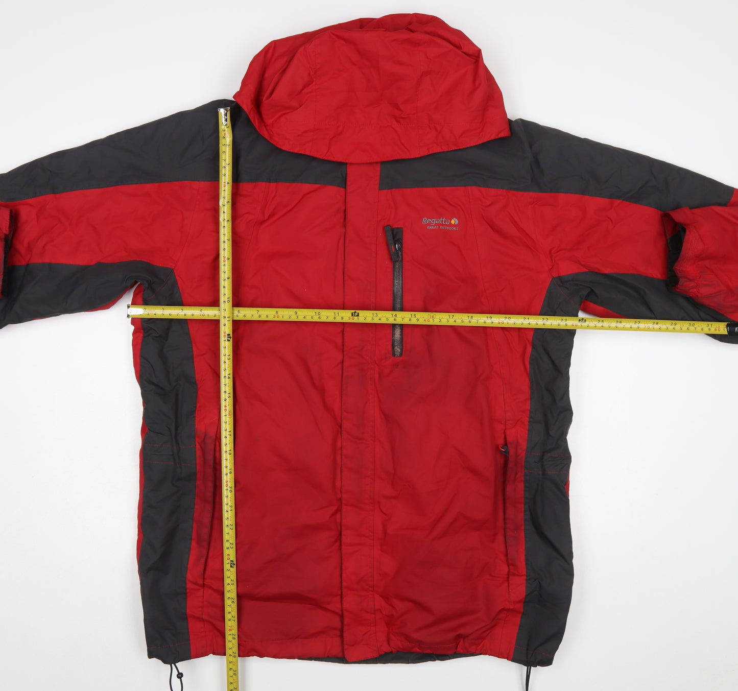 Regatta Men's Red Waterproof Hooded Hiking Jacket Size L 42in