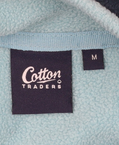 Cotton Traders Men’s Blue Fleece Full Zip Jacket Size M