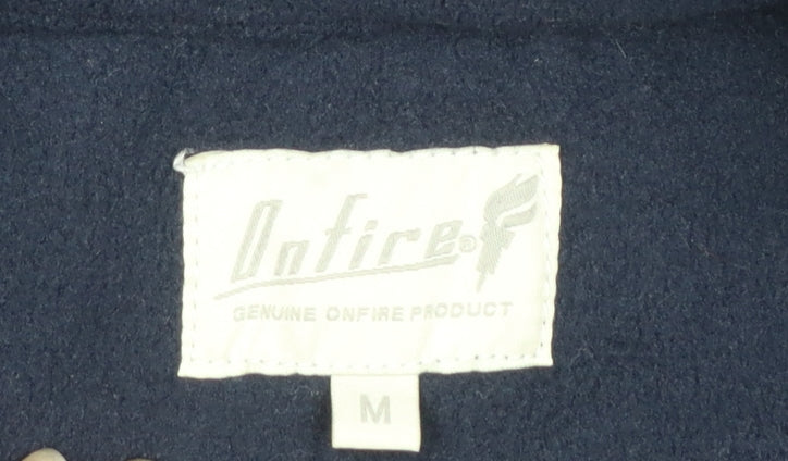 Onfire Men's Blue Fleece Full Zip Jacket Size M