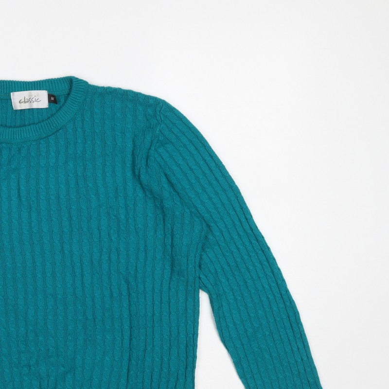Additional view of Classic Women's Green Cable-Knit jumper M