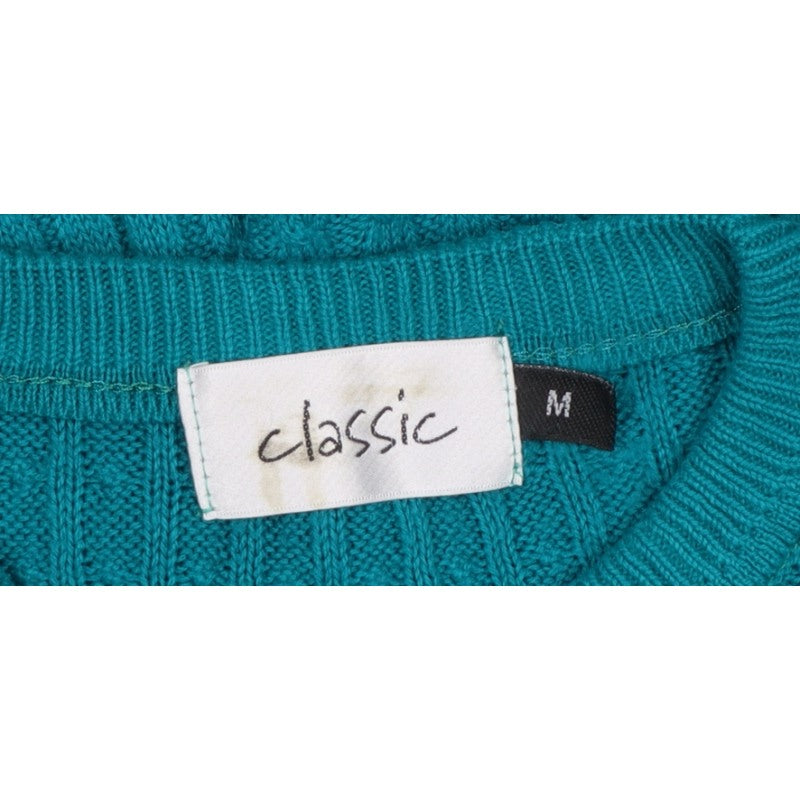 Additional view of Classic Women's Green Cable-Knit jumper M