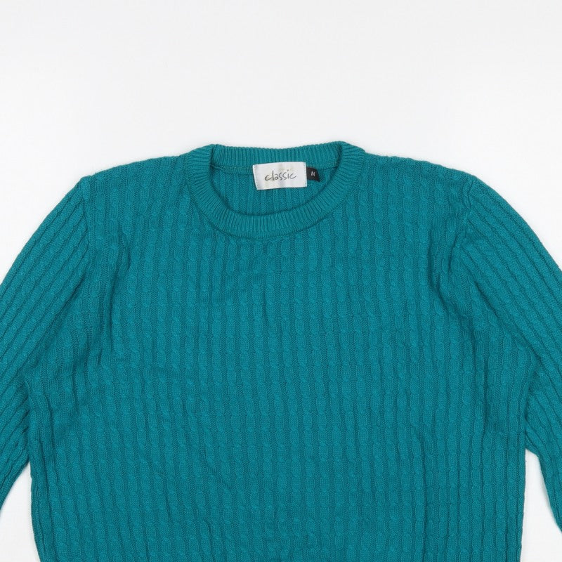 Additional view of Classic Women's Green Cable-Knit jumper M