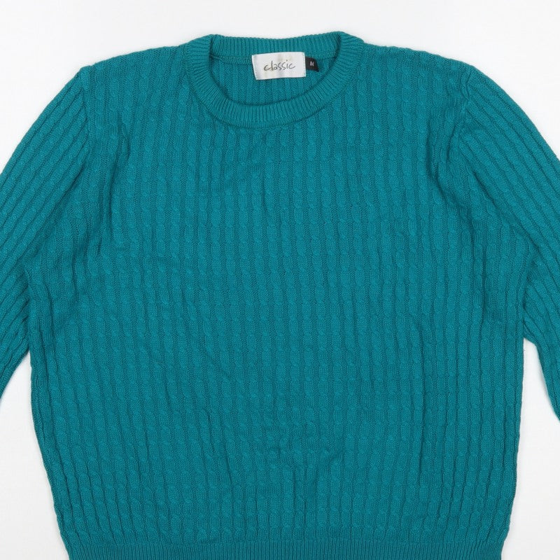 Additional view of Classic Women's Green Cable-Knit jumper M