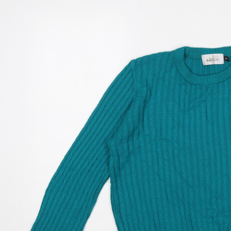 Additional view of Classic Women's Green Cable-Knit jumper M