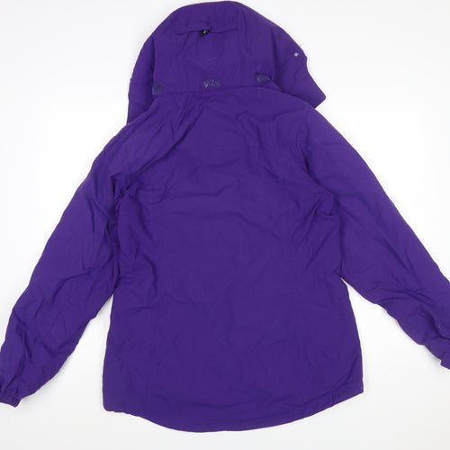 Karrimor Women’s Purple Waterproof Hooded Rain Jacket Size 12