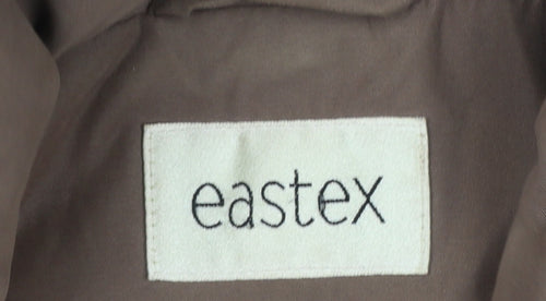 Eastex Women’s Brown Quilted Mid-Length Jacket UK 10 Regular Fit