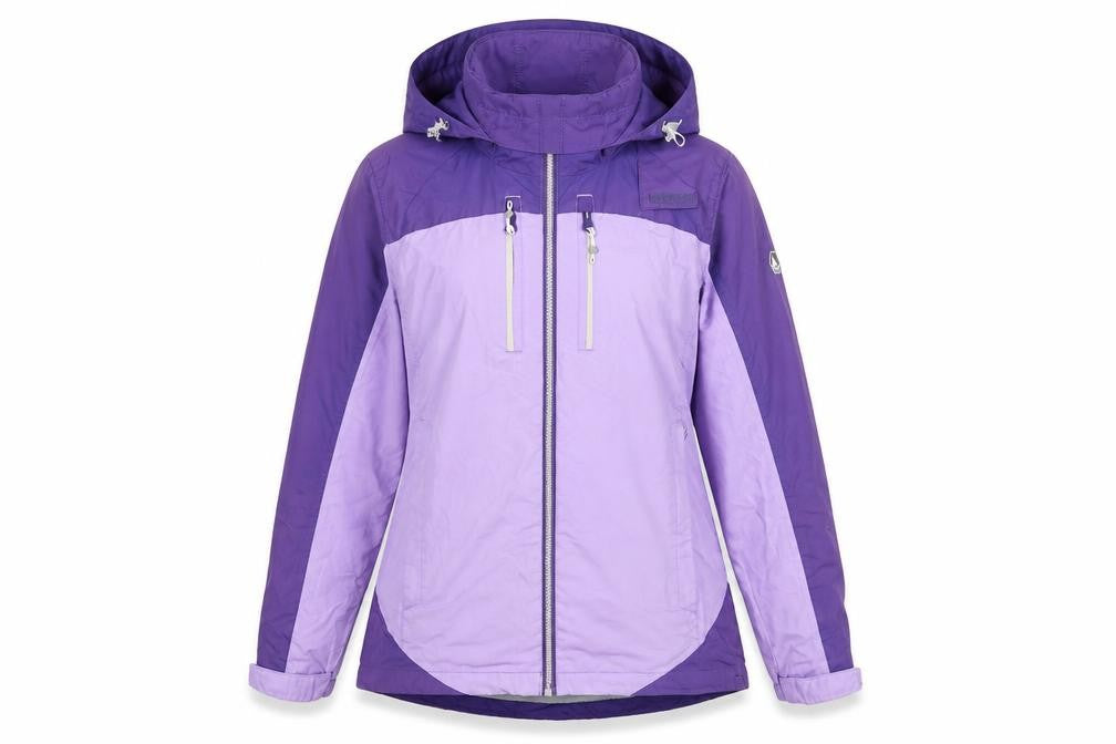 Regatta Womens Purple Waterproof Hooded Rain Jacket UK 12