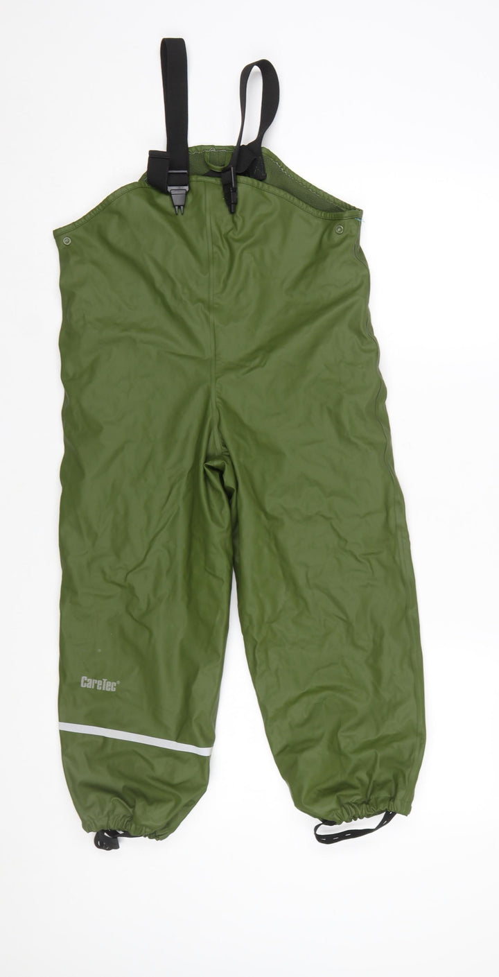 CareTec Boys Green 8 Years Waterproof Lined Rain Trousers