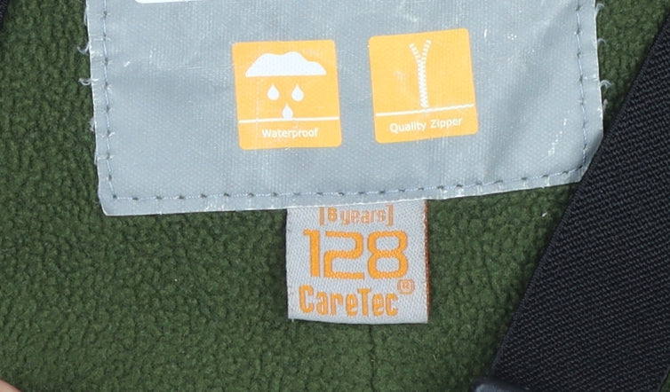 CareTec Boys Green 8 Years Waterproof Lined Rain Trousers