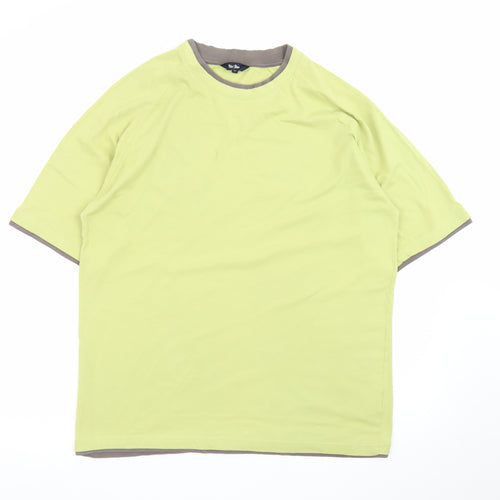 Peter Storm Men's Green Short Sleeve Crew Neck Cotton T-Shirt M