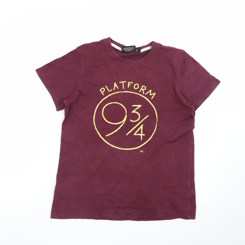 Harry Potter Boys Red Platform 9¾ Graphic T-Shirt 11-12 Years