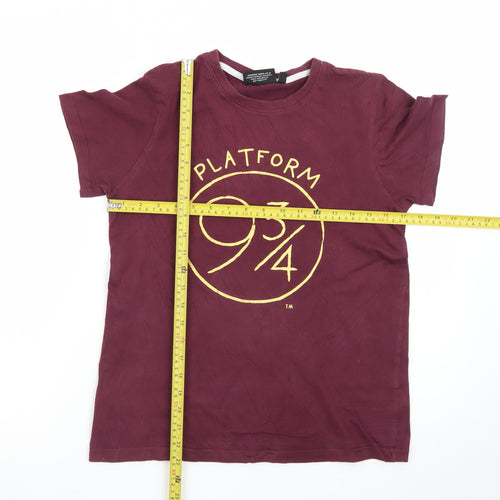 Harry Potter Boys Red Platform 9¾ Graphic T-Shirt 11-12 Years