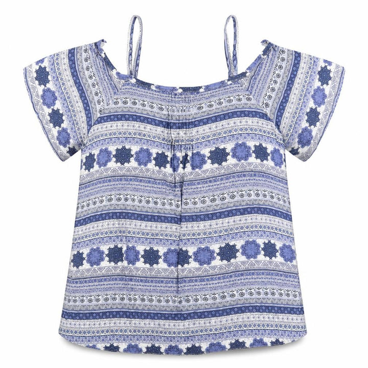 Debenhams Women’s Blue Bohemian Tunic Blouse Size 18 Viscose