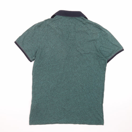 Ted Baker Men's Green Short Sleeve Polo Shirt Size S Classic Fit