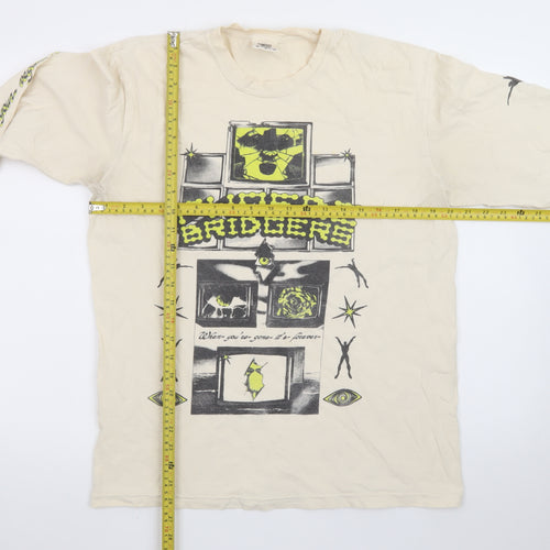 Comfort Colors Men’s Beige Phoebe Bridgers Long Sleeve Graphic T-Shirt M