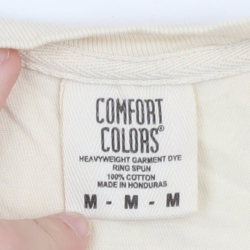 Comfort Colors Men’s Beige Phoebe Bridgers Long Sleeve Graphic T-Shirt M