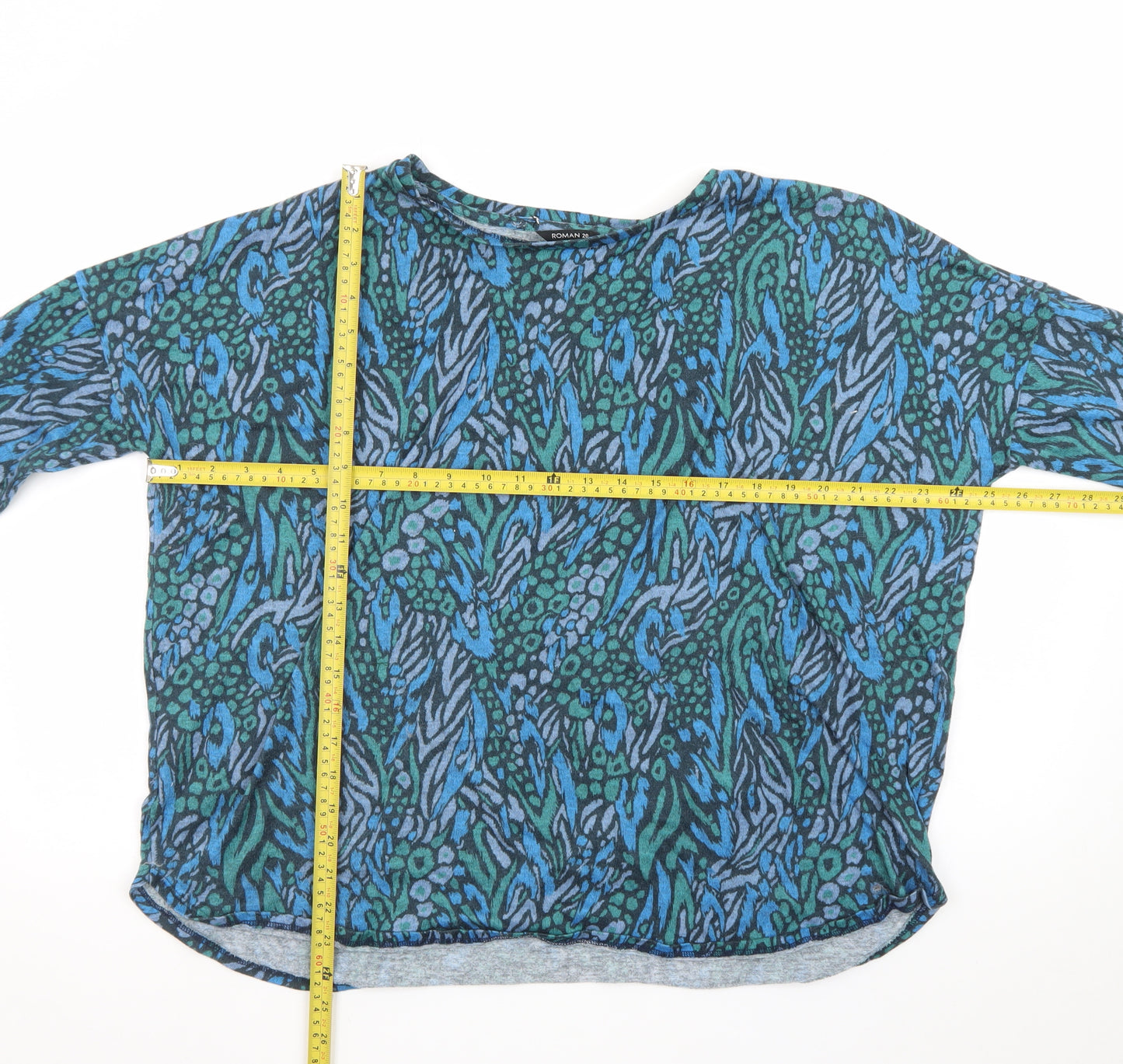 Roman Women’s Multicoloured Size 20 Crew Neck Pullover Jumper