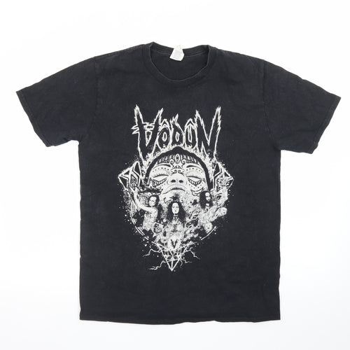 Gildan Men's Black Medium Band Graphic Rock T-Shirt