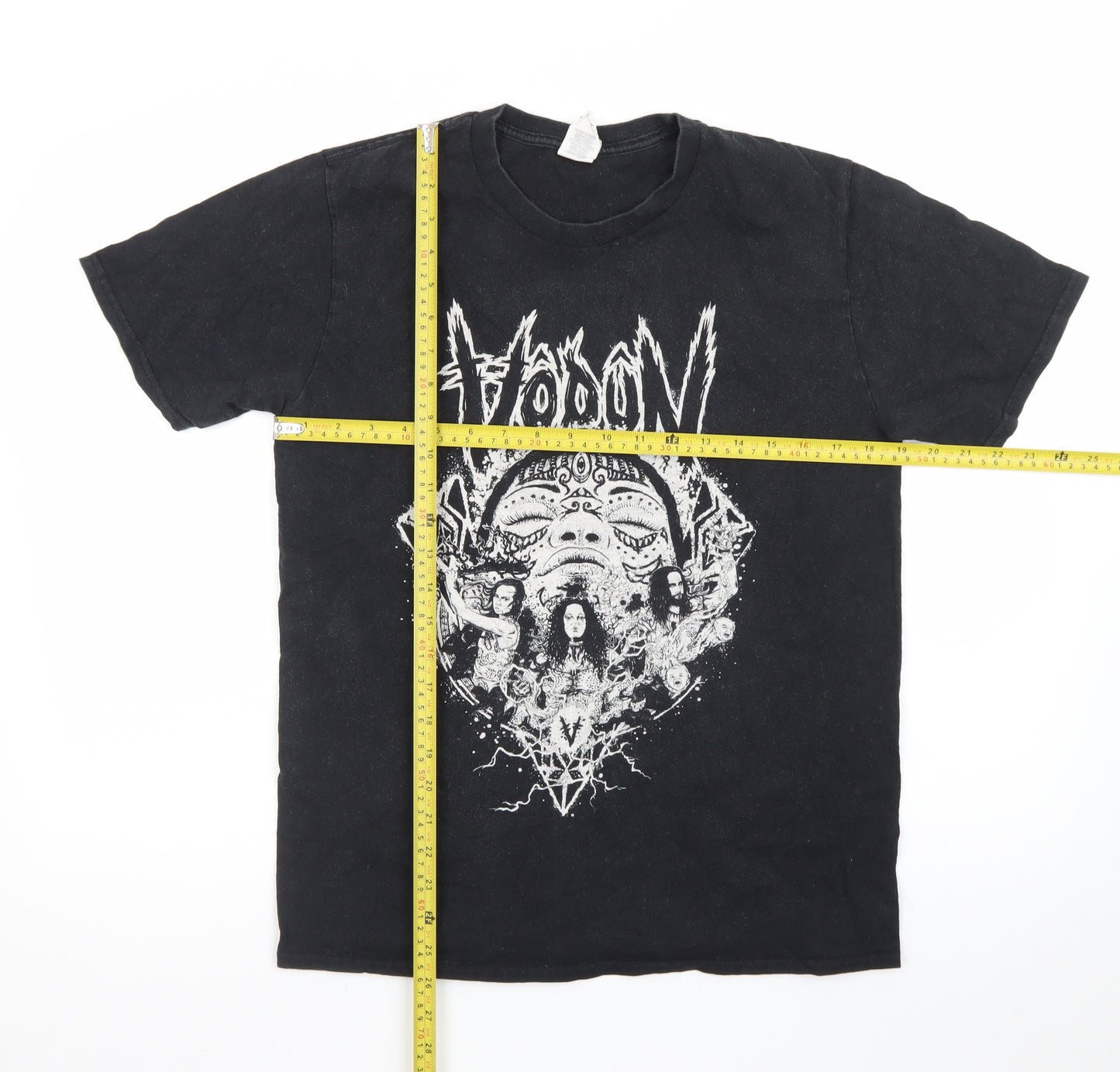 Gildan Men's Black Medium Band Graphic Rock T-Shirt