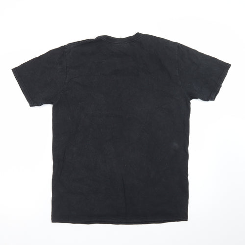 Gildan Men's Black Medium Band Graphic Rock T-Shirt