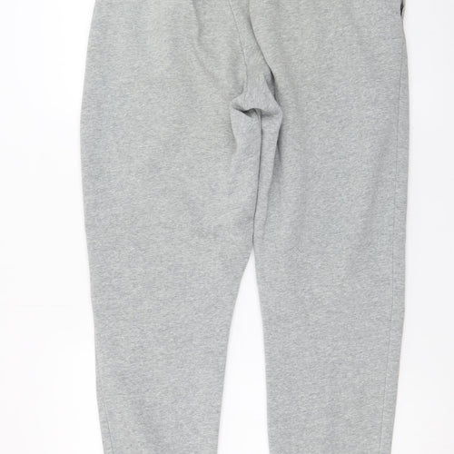 Nike Men's Grey Fleece Sweatpants M Regular Fit Tapered