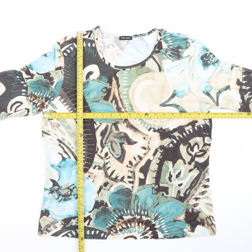 Gerry Weber Women's Multicoloured Floral Jersey Top Size 16